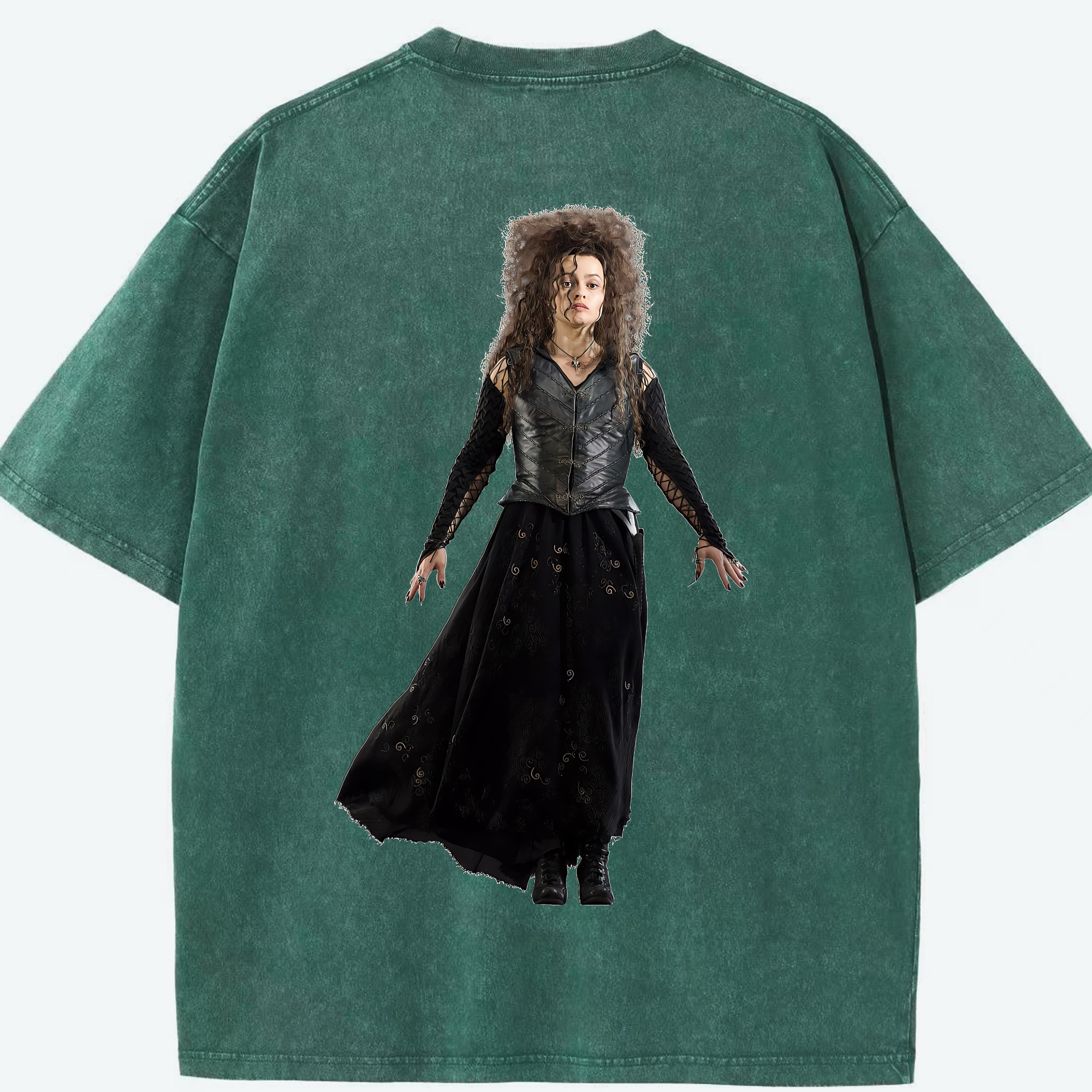 （画像用） Harry Potter ハリー・ポッターシリーズ 綿100% ヴィンテージ風 半袖Tシャツ（背面プリント）